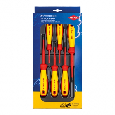 Набор отвёрток 1000V Knipex 00 20 12 V03