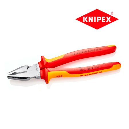 Ізольовані плоскогубці KNIPEX 02 06 225