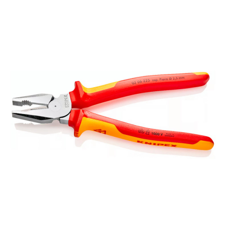 Ізольовані плоскогубці KNIPEX 02 06 225