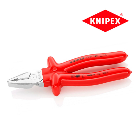 Ізольовані плоскогубці KNIPEX 02 07 200