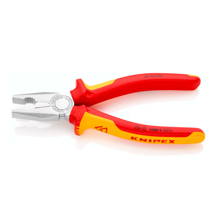 Ізольовані плоскогубці KNIPEX 03 06 200