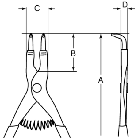 Съемник стопорных колец 2990-200