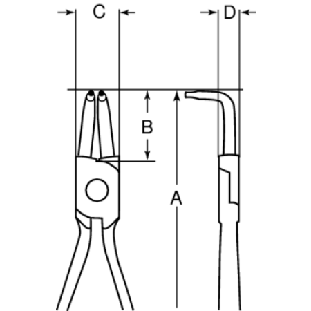 Съемник стопорных колец 2463 D19