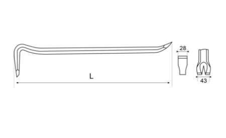 Монтировка-гвоздодер 440012000
