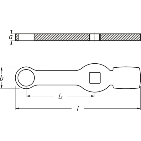 Накидний ключ HAZET 4984SR-1