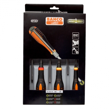 Набор ударных отверток Bahco BE-9881TB