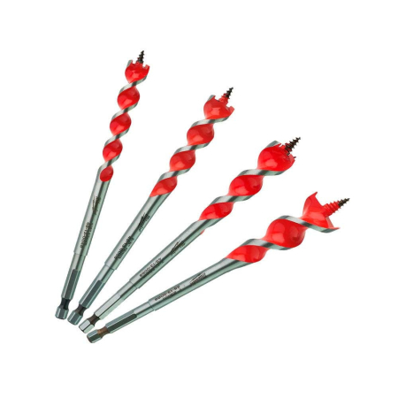 Набор сверл по дереву Speed Feed HEX, 4 шт. MILWAUKEE 4932479477