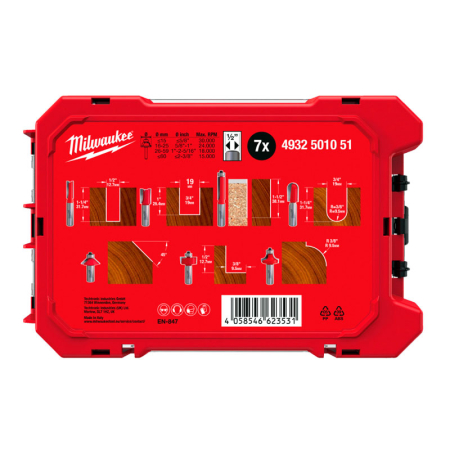 Набор фрез MILWAUKEE 4932501051