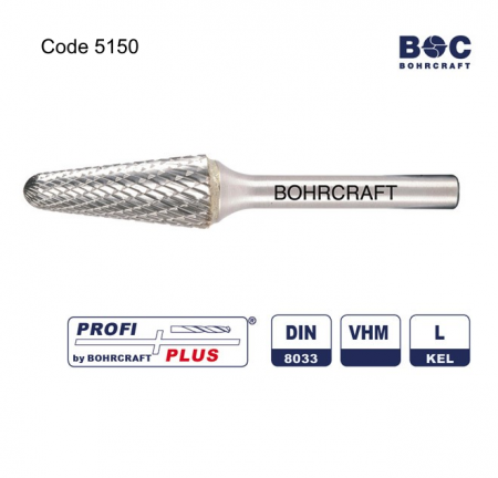 Фреза карбидная 10 мм, Bohrcraft