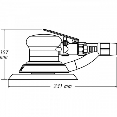 Шлифовальная машинка Hazet 9033-2