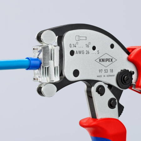 Обжимка с поворотной головкой KNIPEX 97 53 18