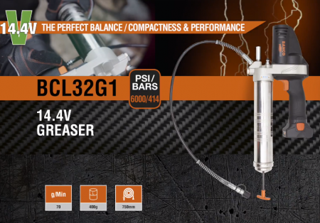 Нагнетатель смазок аккумуляторный BAHCO BCL32G1K1