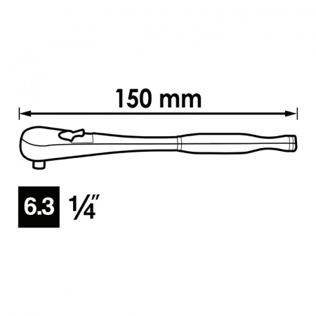 Реверсивна тріскачка Vigor V4944-S