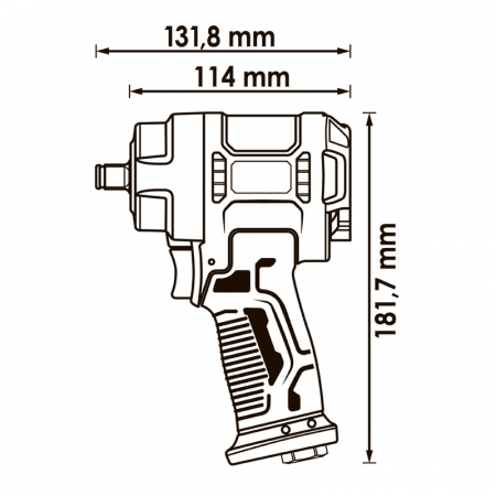 Ударный гайковерт Vigor V5671N