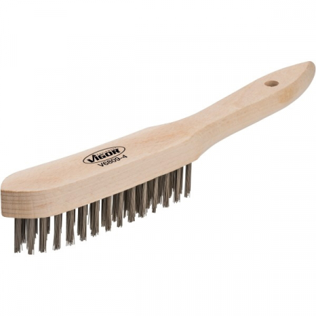 Щітка зі сталевого дроту Vigor V6809-4