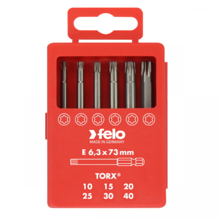 Набор длинных бит TORX, FELO 036 917 16