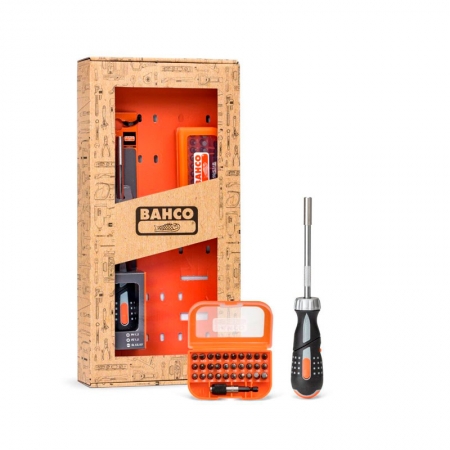 Набор реверсивной отвертки и бит GIFTPACK808050P