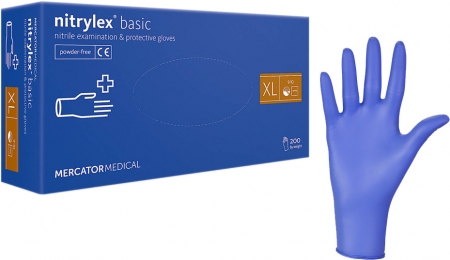 Перчатки нитриловые, nitrylex® basic