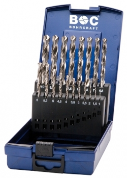 Набор сверл HSS-G 1-10 мм, KG10