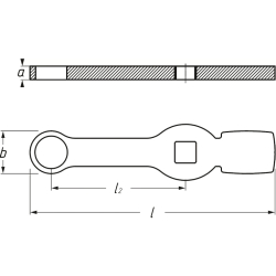 Накидний ключ HAZET 4984SR-1