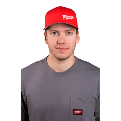 Бейсболка Milwaukee BCS RD S/M 4932493099