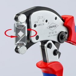 Обжимка с поворотной головкой KNIPEX 97 53 18