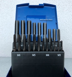 Набор ручных метчиков M3-M12
