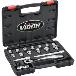 Набір торцевих головок 3/8 Vigor V6202