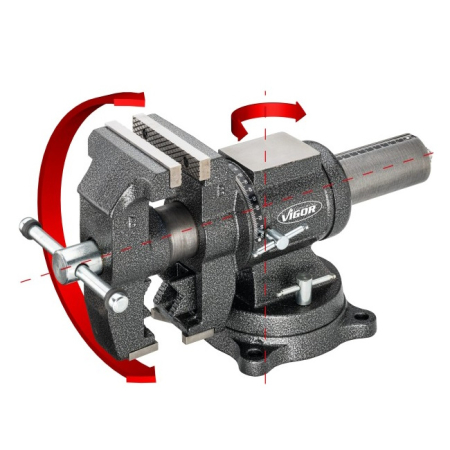 Тиски поворотные VIGOR V6150N