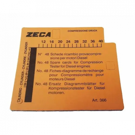 Картки до компресометра Zeca 366